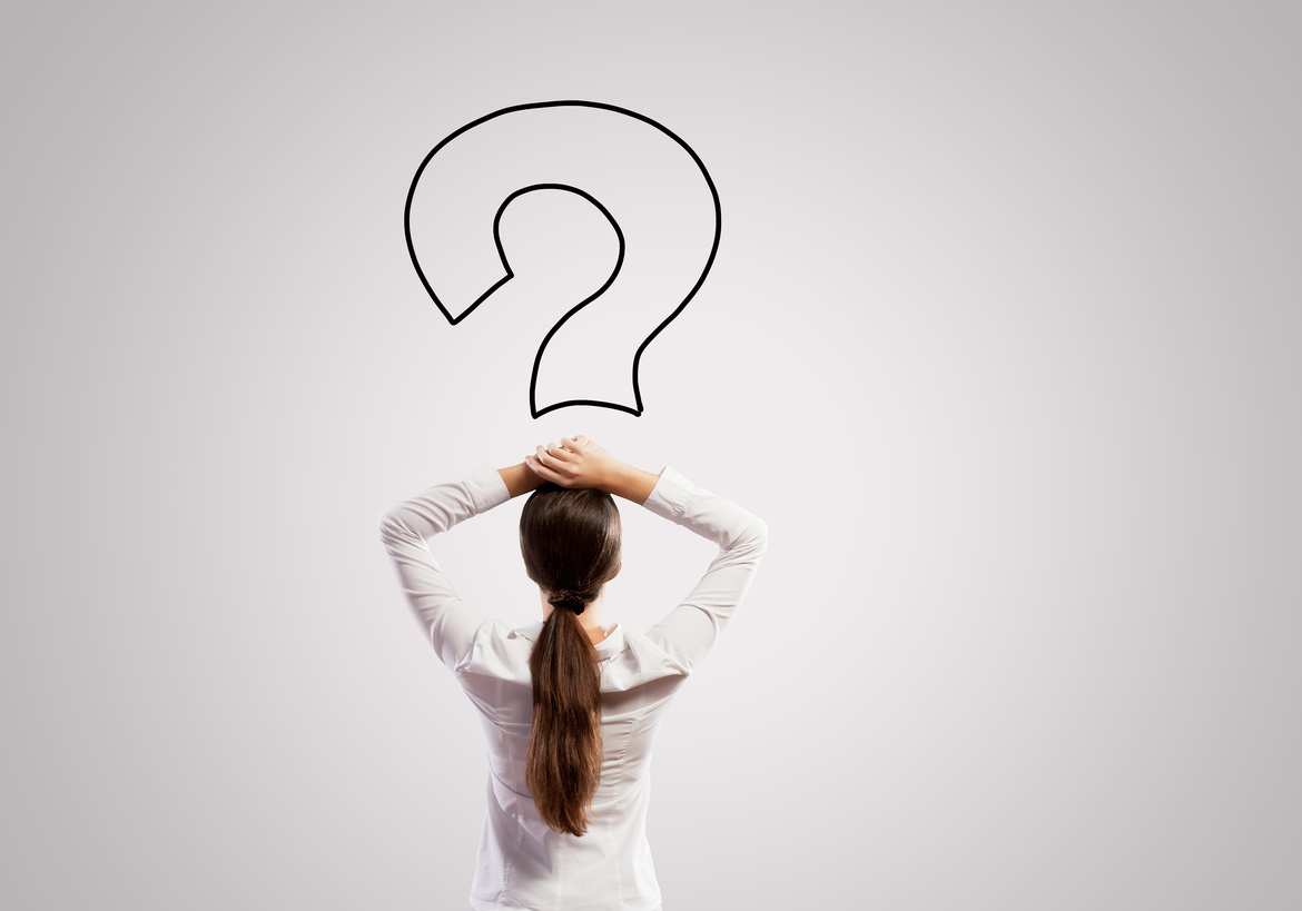 Concept of a Confused Woman 